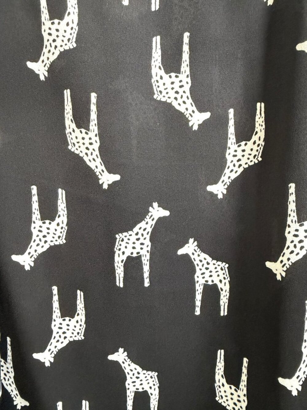 LA Hearts Black Giraffe Print Sheer Cami Size Medium Strappy Flowy Summer - Picture 11 of 12